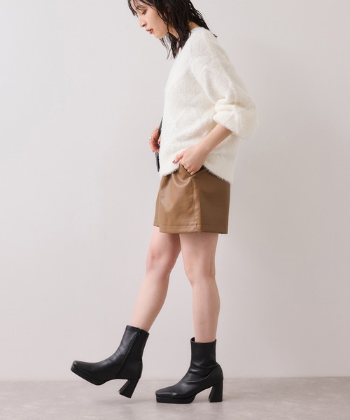 VIS（ビス） パンツ レザーショートパンツ レディース : ZOZOTOWN