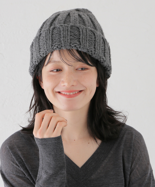 B.C STOCK（ベーセーストック） ニット帽 ニットキャップ リブ編み