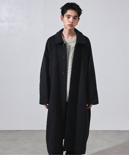 Lui's ロングコート コート アウター ルイス ブラック 黒 Lui's（ルイス） コート S ブラック メンズ : ZOZOTOWN Yahoo!店