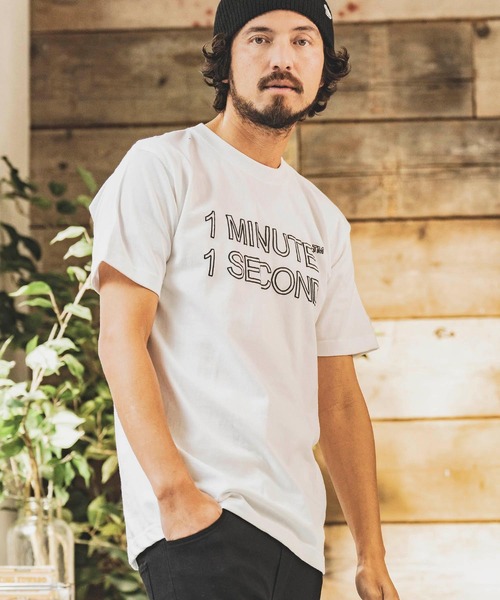 「1minute 1second」 半袖Tシャツ M ホワイト メンズ_画像5