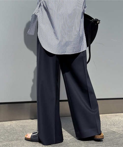 AP STUDIO スラックス 38 ネイビー レディース : ZOZOTOWN Yahoo!店