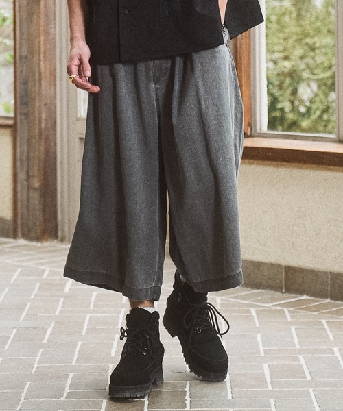 Casper John（キャスパージョン） パンツ Lyocell 100 baggy short