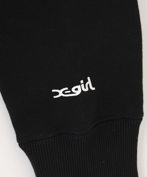 「X-girl」 プルオーバーパーカー S ブラック レディース_画像7