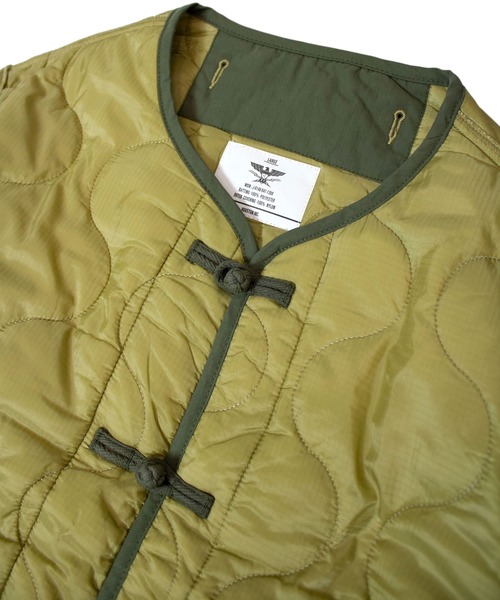「HOUSTON」 中綿ブルゾン L カーキ メンズ_画像4
