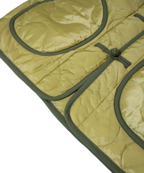 「HOUSTON」 中綿ブルゾン L カーキ メンズ_画像6