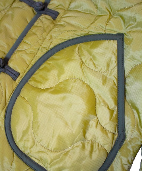 「HOUSTON」 中綿ブルゾン L カーキ メンズ_画像7