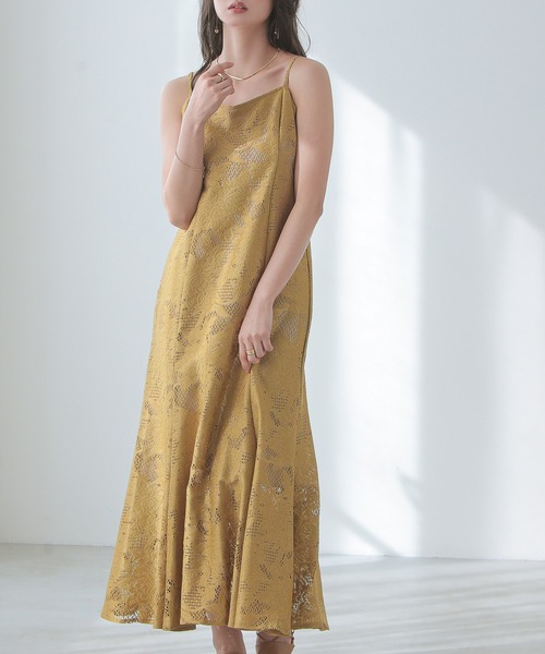 「Kana」 コンビワンピース M ダークブラウン レディース_画像7