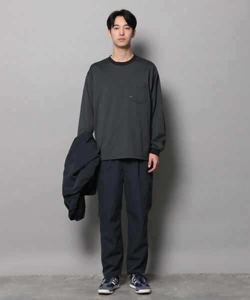 「BAYFLOW」 長袖Tシャツ MEDIUM ホワイト メンズ_画像8