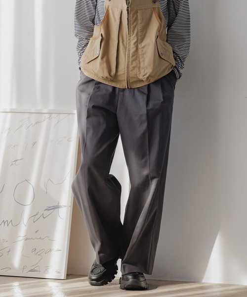 「niko and...」 チノパンツ LARGE ネイビー レディース_画像4