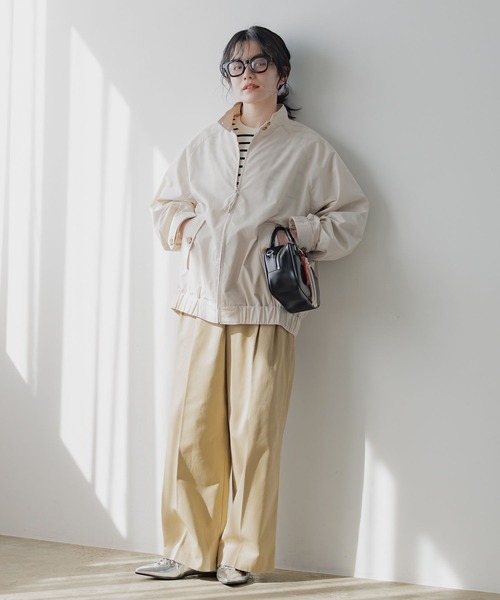 「niko and...」 チノパンツ LARGE ネイビー レディース_画像9