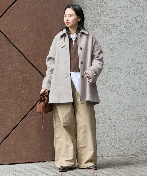 新品未使用　JOURNAL STANDARD ステンカラーコート ヘリンボーン JOURNAL STANDARD（ジャーナルスタンダード） ステンカラーコート