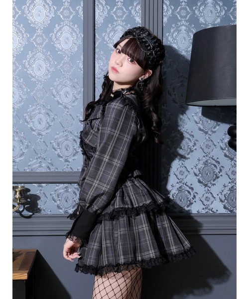 NOEMIE（ノエミー） ワンピース デコルテチョーカーリボンカフス
