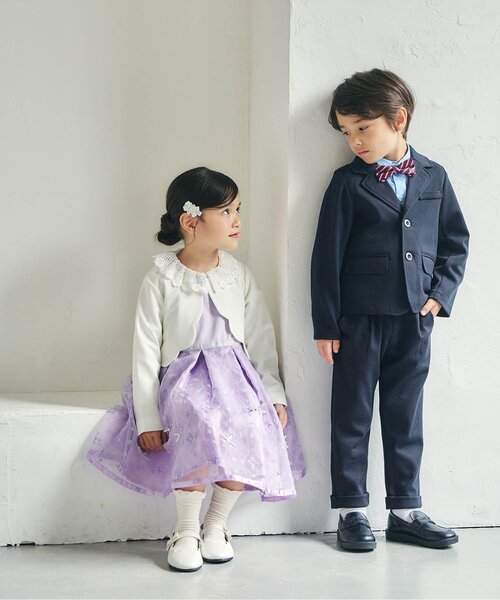 新品☆男の子130紺フォーマルスーツ5点♪蝶ネクタイ入学式卒園式◯G202 apres les cours（アプレレクール） ネクタイ 入学式 卒園式