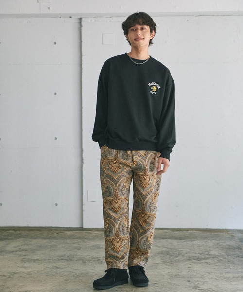「POWER TO THE PEOPLE」 ノースリーブトップス LARGE ブラウン レディース_画像2