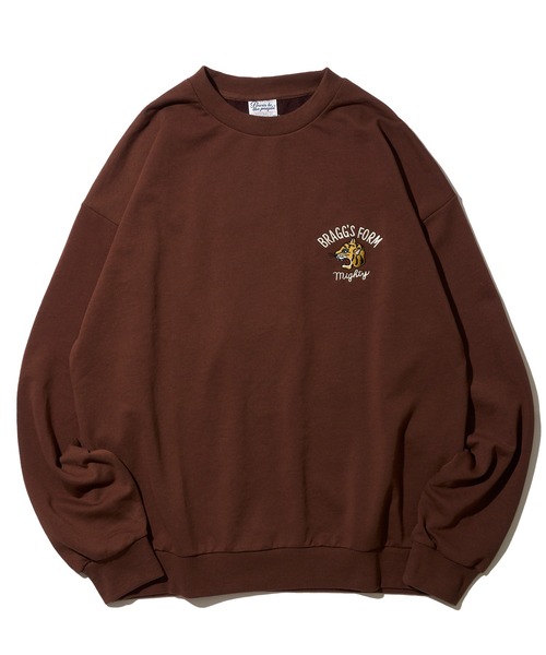 「POWER TO THE PEOPLE」 ノースリーブトップス LARGE ブラウン レディース_画像6