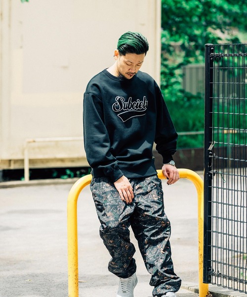 Subciety（サブサエティ） スウェットカットソー LARGE ブラック