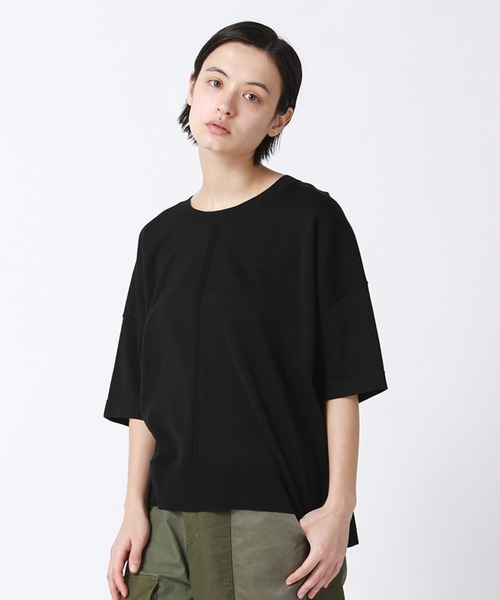 「ZUCCa」 半袖ニット M size グリーン レディース_2