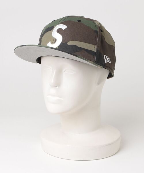Supreme（シュプリーム） Screw Ball S Logo New Era camo キャップ