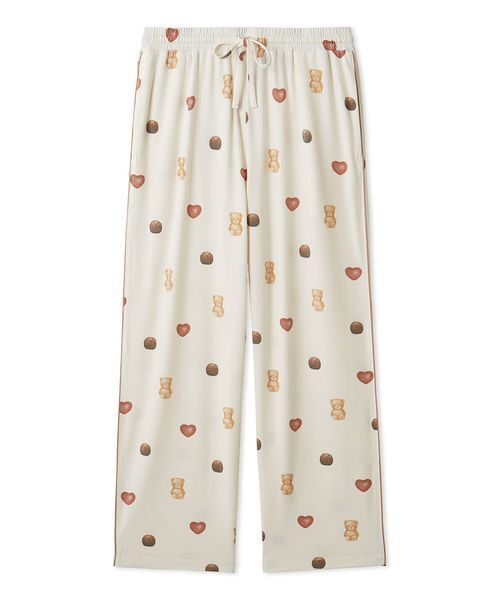 gelato pique（ジェラートピケ） パジャマ 「HOMME」総柄ロングパンツ