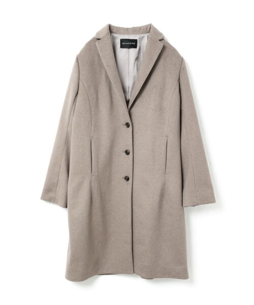 【mizuiroind】チェスターコート mizuiroind（ミズイロインド） コート アウター チェスターコート
