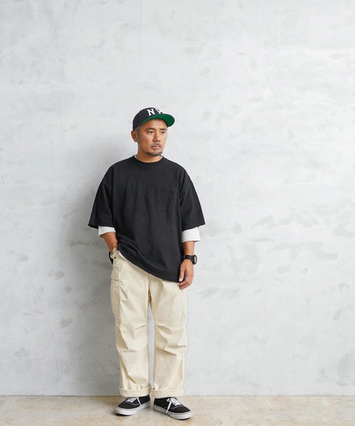 「WAIPER.inc」 カーゴパンツ - オリーブ メンズ_画像9