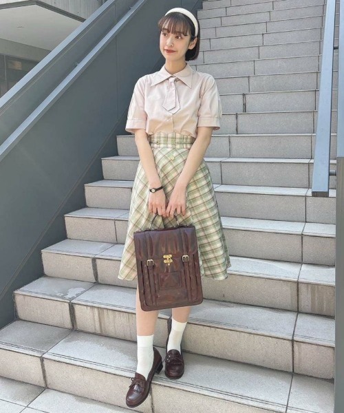 「F i.n.t」 半袖シャツ FREE ピンクベージュ レディース_画像2