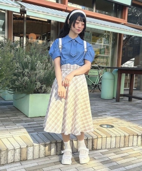 「F i.n.t」 半袖シャツ FREE ピンクベージュ レディース_画像5