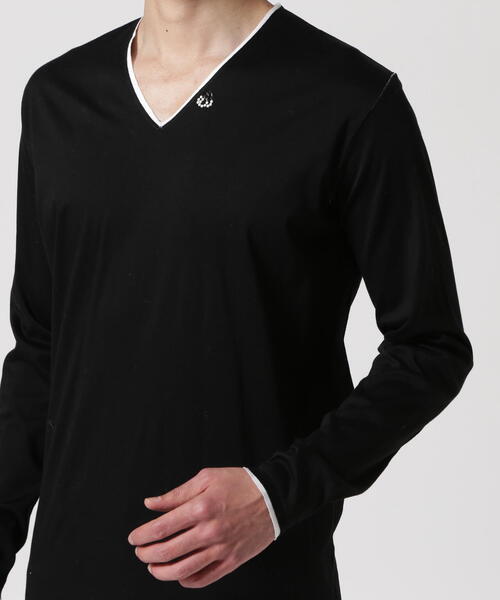 「FranCisT_MOR.K.S.」 長袖Tシャツ 4 ホワイト メンズ_画像6