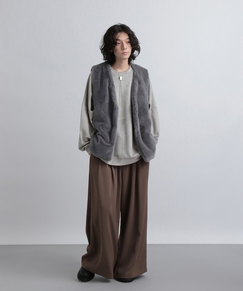 「HARE」 長袖Tシャツ SMALL グレー メンズ_画像6