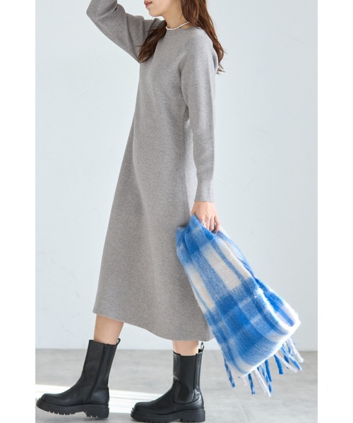 「&. NOSTALGIA」 タートルネックニット FREE グレー レディース_画像3