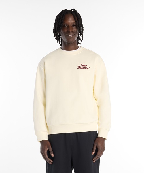 トレーナー/スウェット not lonely Not Lonely Anymore Crew sweat shirt Navy | notlonely