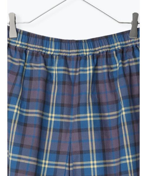 「sm2rhythm」 イージーパンツ フリ- ブラック レディース_画像7