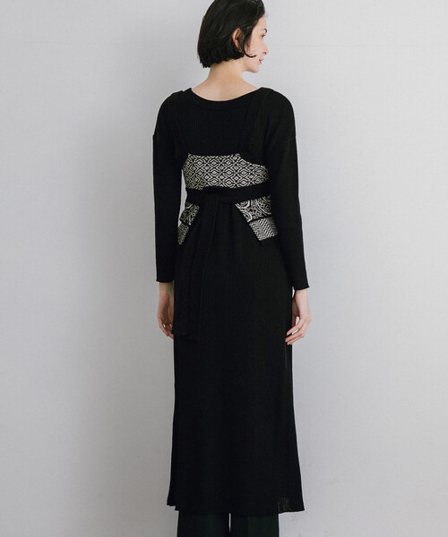 「PUBLIC TOKYO」 コンビワンピース FREE ベージュ レディース_画像7