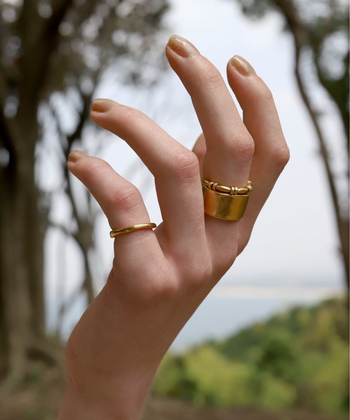 「TEN.」 リング #11 ゴールド レディース_画像8