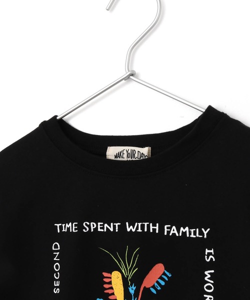 「MAKE YOUR DAY」 長袖Tシャツ M ブラック メンズ_画像9