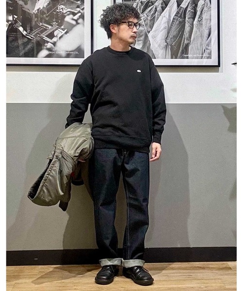 「Lee」 デニムパンツ 30inch ダークインディゴブルー メンズ_画像3