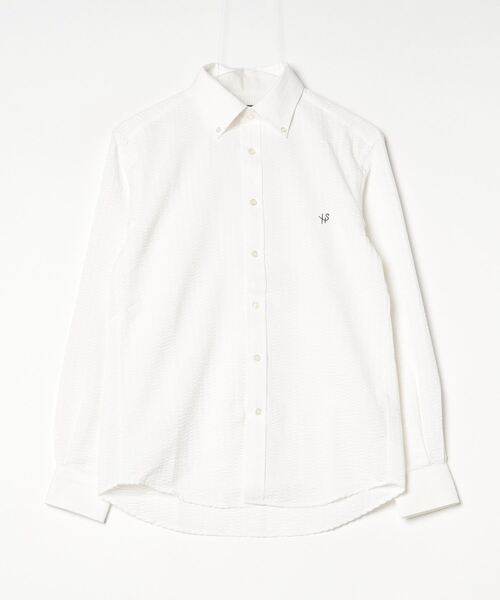 「SHIPS」 長袖シャツ LARGE ホワイト メンズ_画像2