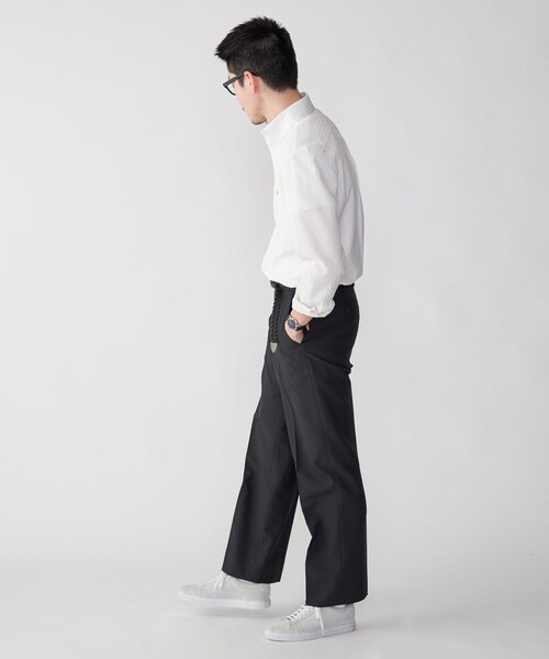 「SHIPS」 長袖シャツ LARGE ホワイト メンズ_画像5