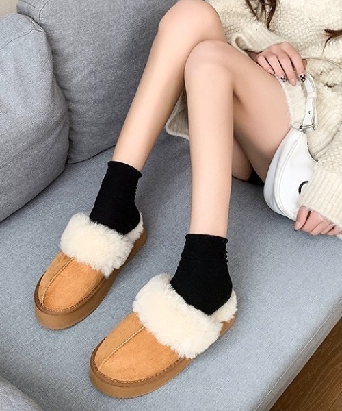 「SHEENA」 スリッポン 24.5cm キャメル レディース_画像3