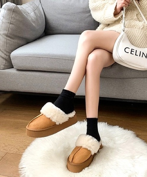 「SHEENA」 スリッポン 24.5cm キャメル レディース_画像5