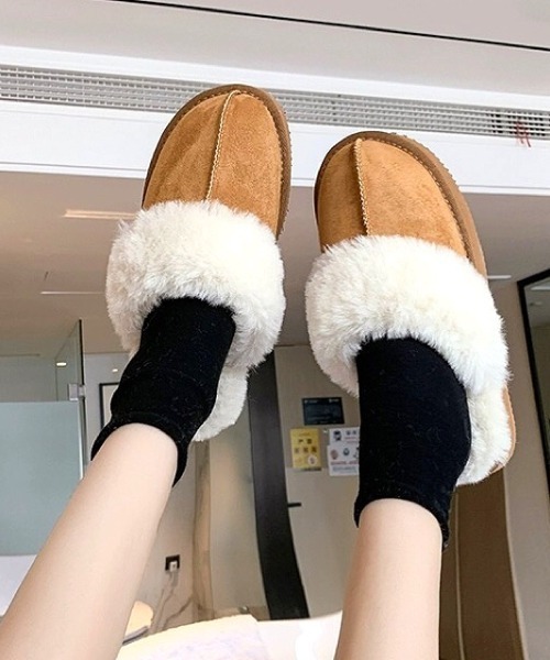 「SHEENA」 スリッポン 24.5cm キャメル レディース_画像6