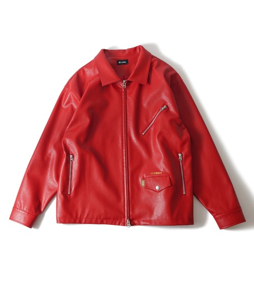 「Subciety」 ブルゾン SMALL レッド メンズの画像