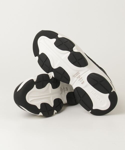 「+diana」 ローカットスニーカー 23.5cm ダークベージュ レディース