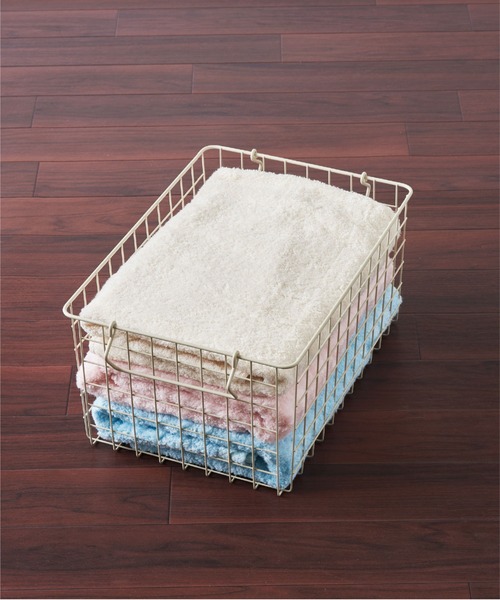 PEARL LIFE 収納 スタッキングワイヤーバスケットLL : ZOZOTOWN Yahoo