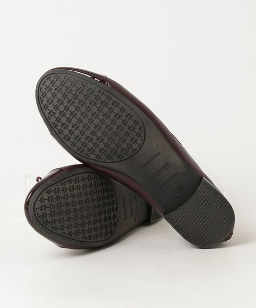 「Repetto」 フラットパンプス 38 ワインレッド レディースの画像