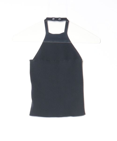 「H BEAUTY\u0026YOUTH UNITED ARROWS」 ノースリーブニット - ネイビー レディースの画像