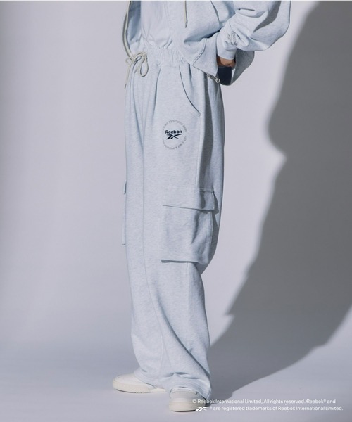 「Reebok」 スウェットパンツ LARGE グレー メンズ_画像3