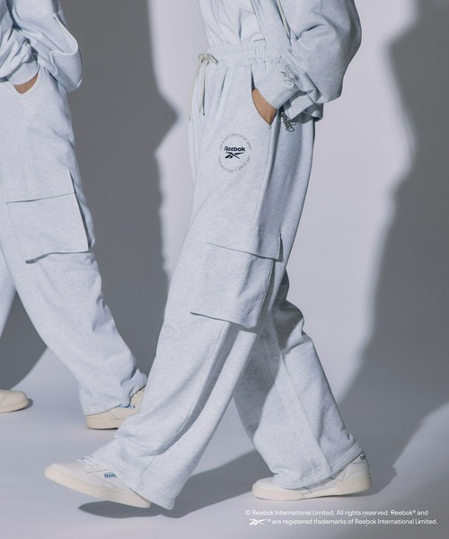 「Reebok」 スウェットパンツ LARGE グレー メンズ_画像4