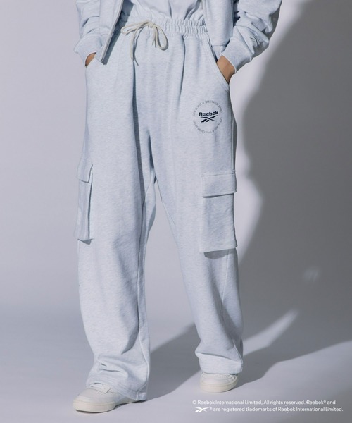 「Reebok」 スウェットパンツ LARGE グレー メンズ_画像5