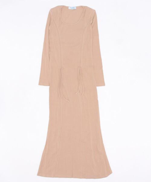 「Jasmine Grandiflorum」 長袖ワンピース FREE ベージュ レディース_画像5